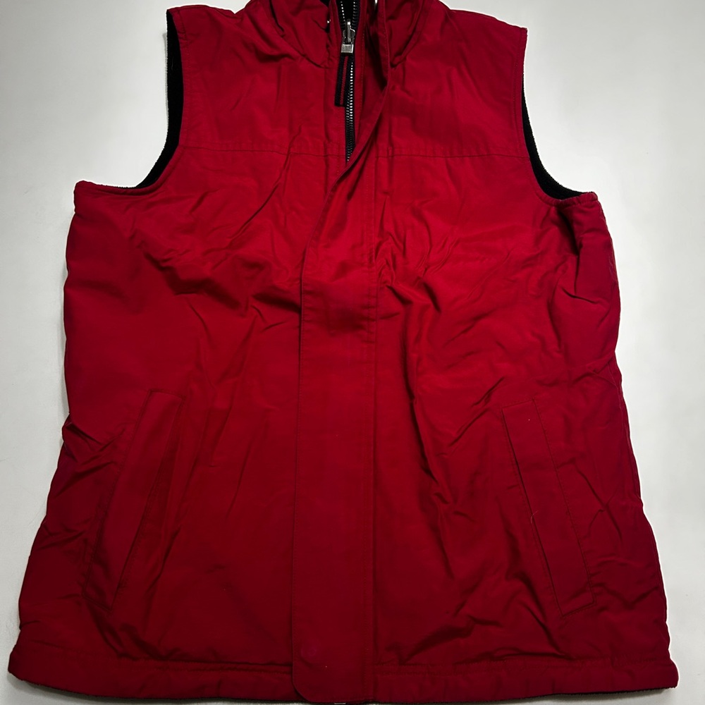 Lauren Ralph Lauren Red and Black Vest